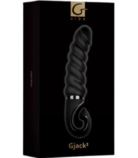 Вибратор рельефный Gjack² Gvibe, черный, 22 х 3.7 см - No Taboo