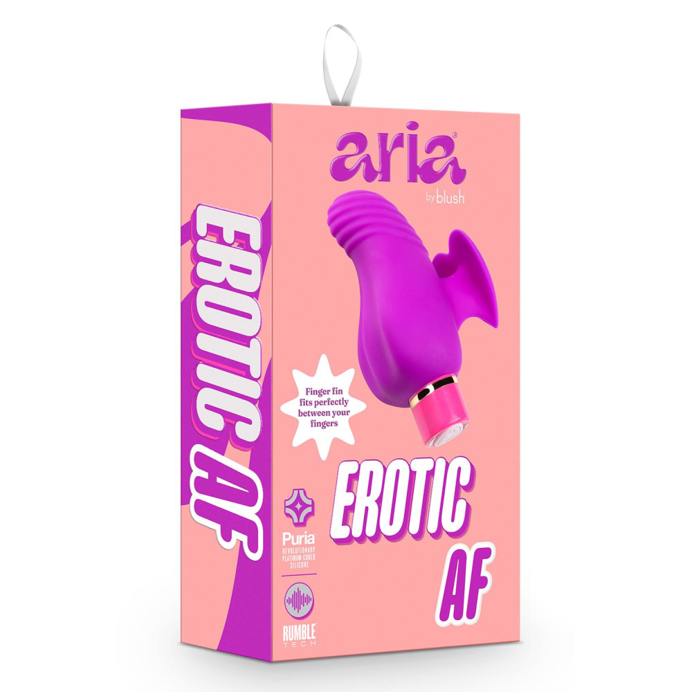 Вибратор на палец Aria Blush, силиконовый, розовый фото №2 — секс игрушки: Украина, NO TABOO