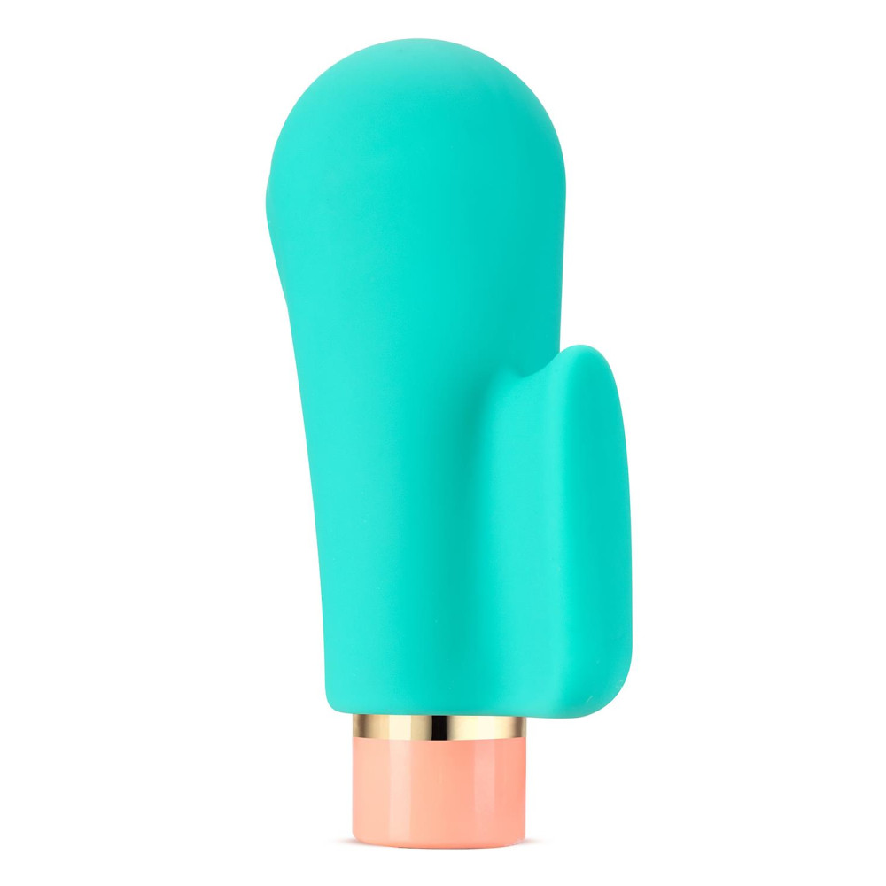 Вибратор на палец Aria Blush, силиконовый, голубой фото №4 — секс игрушки: Украина, NO TABOO