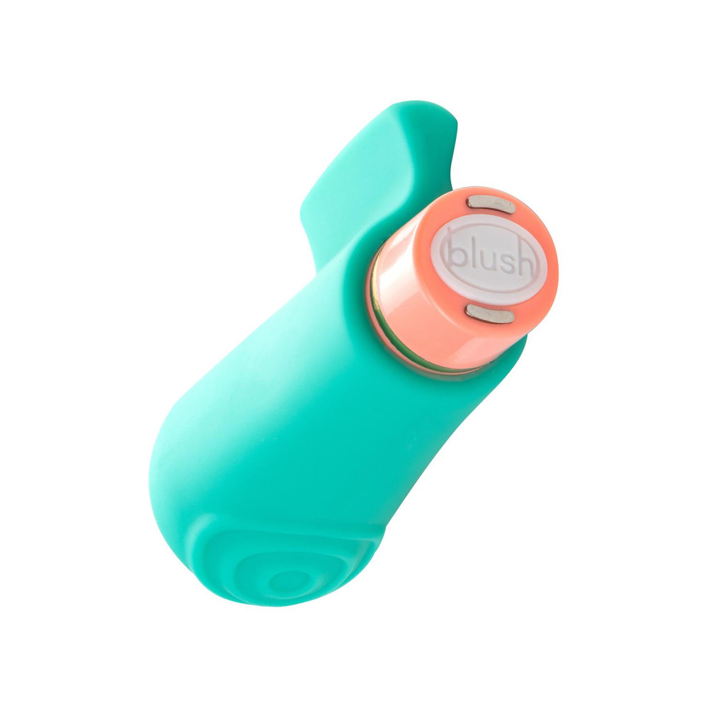 Вибратор на палец Aria Blush, силиконовый, голубой фото №5 — секс игрушки: Украина, NO TABOO