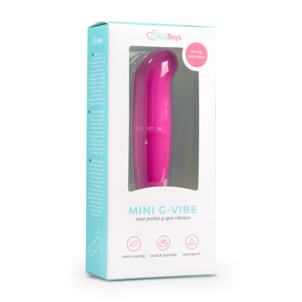 Вибратор для точки G Easytoys, розовый, 12 х 2.5 см фото №2 — секс игрушки: Украина, NO TABOO