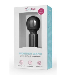 Вибратор для клитора EasyToys, силиконовый, черный, 12 х 4 см - No Taboo