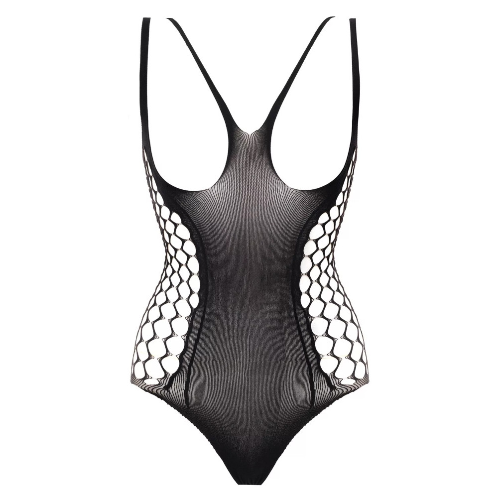 Боди сексуальное с открытой грудью One Size Besired, черное, фото №4 — секс шоп Украина, NO TABOO