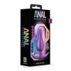 Анальная пробка изогнутая Anal Adventures Blush, силиконовая, фиолетовая, 8.9 х 2.5 см фото №2 — секс игрушки: Украина, NO TABOO