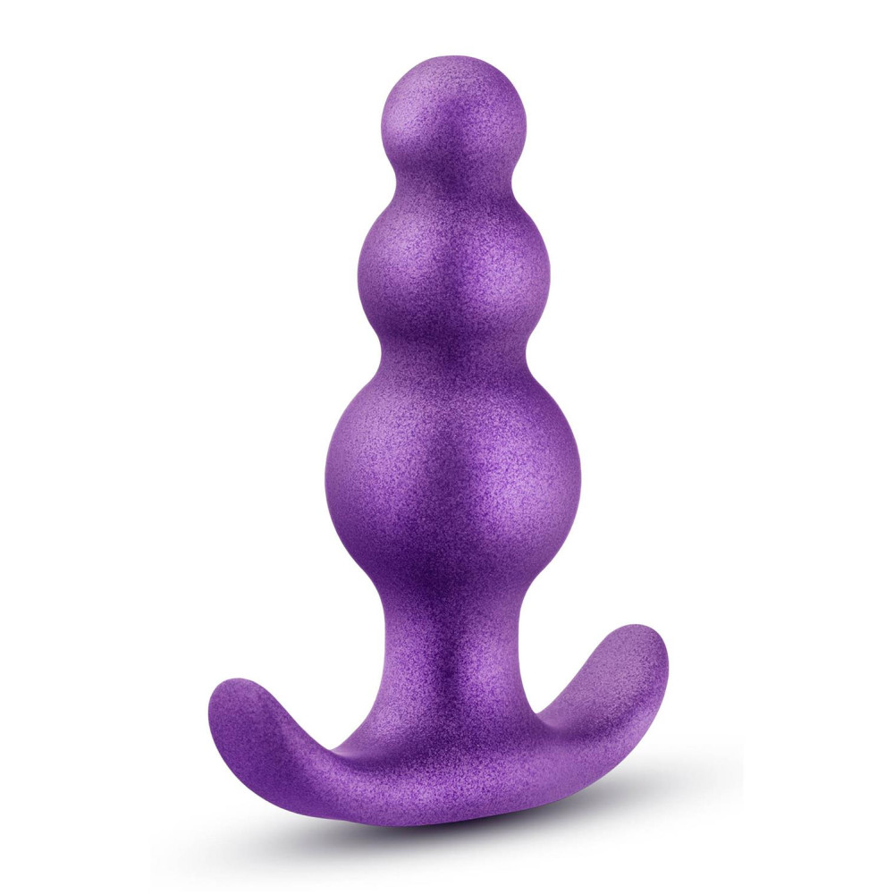 Анальная пробка Blush Anal Adventures рельефная, фиолетовая, 7.6 х 2.5 см фото №0 — секс игрушки: Украина, NO TABOO