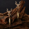 Зажимы для сосков в виде оленей Sevanda Stag Clamps, с подвесками, металлические, золотые, фото №3 — секс шоп Украина, NO TABOO