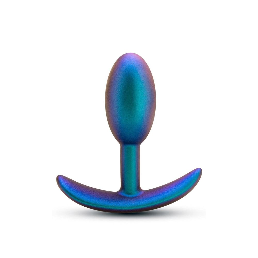 Анальная пробка со смещенным центром тяжести Anal Adventure Blush, силиконовая, фиолетовая, 8.9 2.5 см фото №3 — секс игрушки: Украина, NO TABOO
