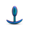 Анальная пробка со смещенным центром тяжести Anal Adventure Blush, силиконовая, фиолетовая, 8.9 2.5 см фото №3 — секс игрушки: Украина, NO TABOO