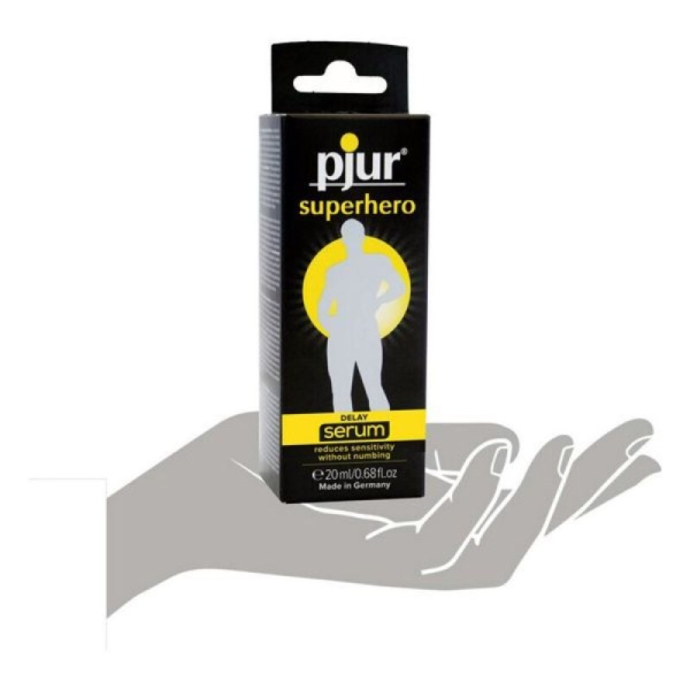 Сыворотка-пролонгатор Pjur Superhero Serum, 20 мл, фото №2 — секс шоп Украина, NO TABOO