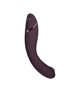 Вибратор для точки G Womanizer OG Aubergine с волновой стимуляцией, бордовый, 17.6 х 3.9 см - No Taboo