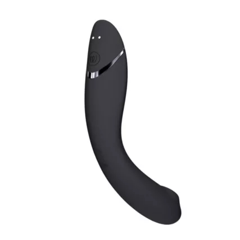 Вибратор для точки G Womanizer OG Dark Gray с волновой стимуляцией, черный, 17.6 х 3.9 см фото №2 — секс игрушки: Украина, NO TABOO