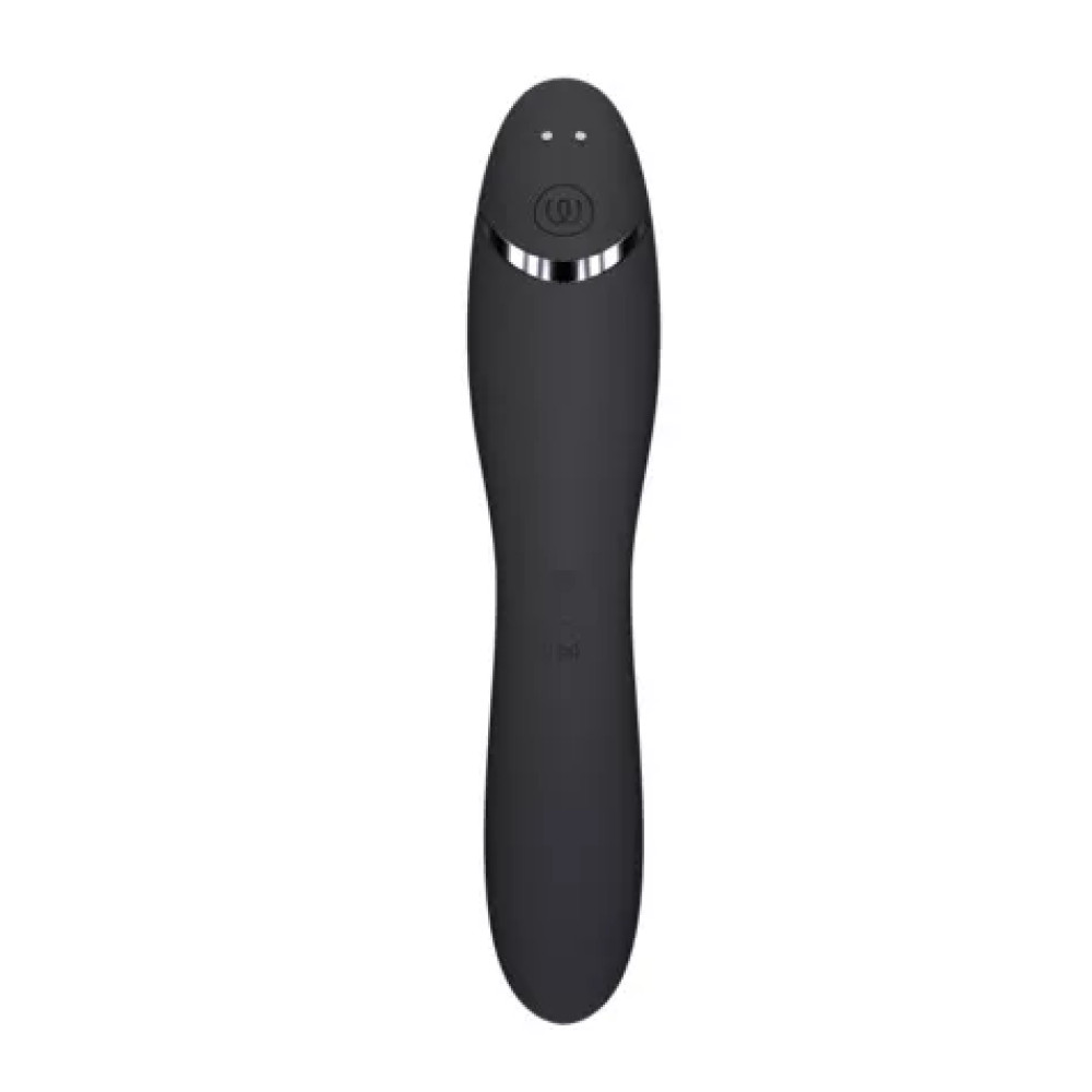 Вибратор для точки G Womanizer OG Dark Gray с волновой стимуляцией, черный, 17.6 х 3.9 см фото №4 — секс игрушки: Украина, NO TABOO