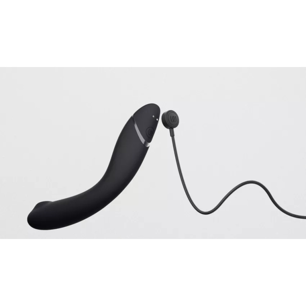Вибратор для точки G Womanizer OG Dark Gray с волновой стимуляцией, черный, 17.6 х 3.9 см фото №11 — секс игрушки: Украина, NO TABOO