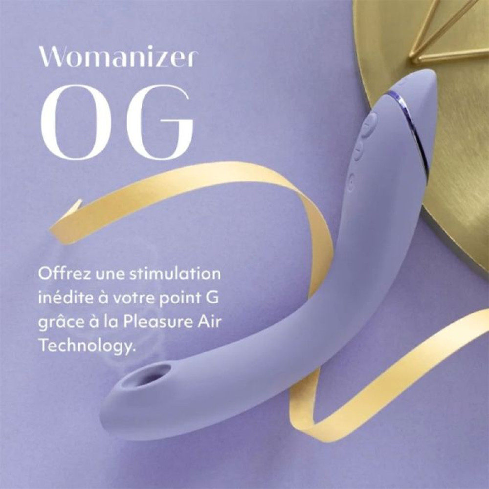 Вибратор для точки G Womanizer OG Lilac с волновой стимуляцией, лиловый, 17.6 х 3.9 см фото №31 — секс игрушки: Украина, NO TABOO