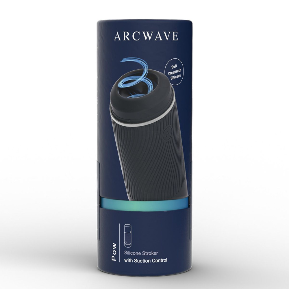 Мастурбатор хай-тек в колбе Arcwave Pow Stroker Black, рельефный, 18 х 7 см фото №12 — секс игрушки: Украина, NO TABOO