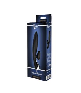 Вібратор-кролик DreamToys, чорний, 20 х 3.4 см - No Taboo