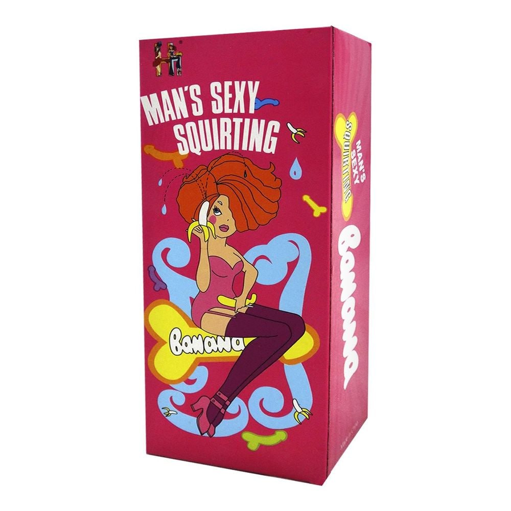 Игрушка-банан Man`s Sexy Squirting, желтая, фото №2 — секс шоп Украина, NO TABOO