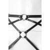 Гартеры One Size G7.1 Candy Hero, из натуральной кожи, черные, фото №7 — секс шоп Украина, NO TABOO