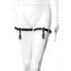 Подвязки для чулок One Size S10, Candy Hero из натуральной кожи, черные, фото №9 — секс шоп Украина, NO TABOO