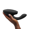 Бесконтактный вибратор-стимулятор Womanizer Duo 2 Black, черный фото №8 — секс игрушки: Украина, NO TABOO