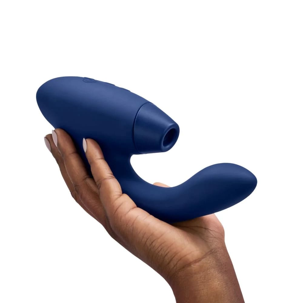 Бесконтактный вибратор-стимулятор Womanizer Duo 2 Blueberry, синий фото №8 — секс игрушки: Украина, NO TABOO