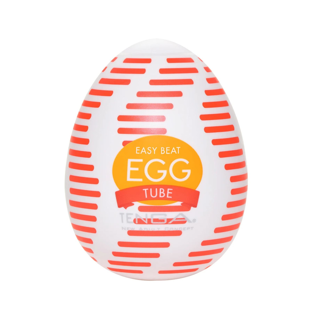Мастурбатор нереалистичный Tenga Egg Tube Easy Beat, рельефный, со смазкой, 49 × 49 × 61 мм фото №0 — секс игрушки: Украина, NO TABOO