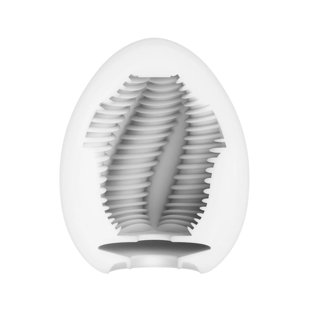 Мастурбатор нереалистичный Tenga Egg Tube Easy Beat, рельефный, со смазкой, 49 × 49 × 61 мм фото №2 — секс игрушки: Украина, NO TABOO