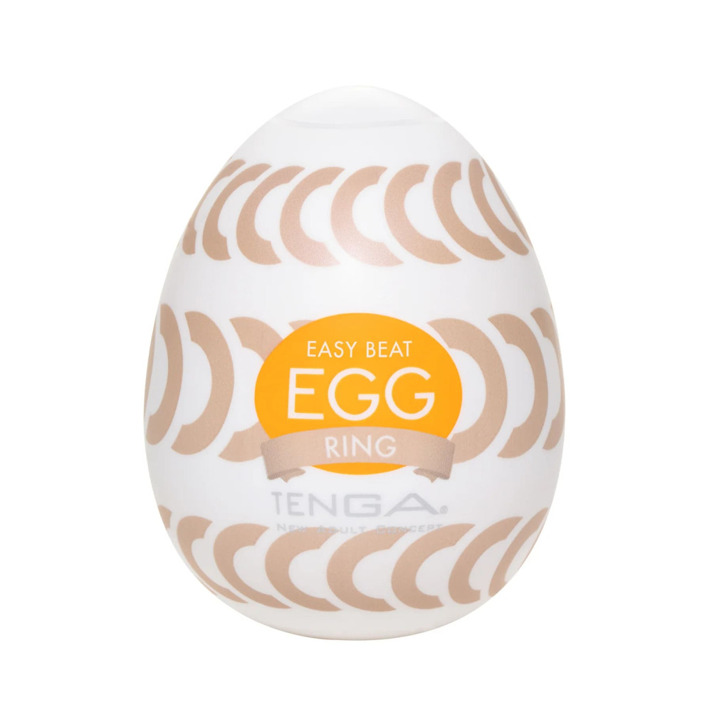 Мастурбатор нереалистичный Tenga Ring Egg Easy Beat, рельефный, со смазкой, 49 × 49 × 61 мм фото №0 — секс игрушки: Украина, NO TABOO