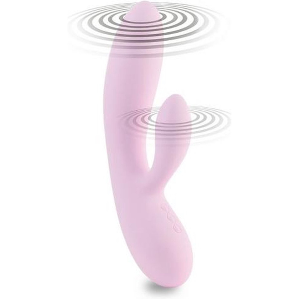 Вибратор-кролик FeelzToys Lea, розовый, 20 х 3.7 см фото №3 — секс игрушки: Украина, NO TABOO