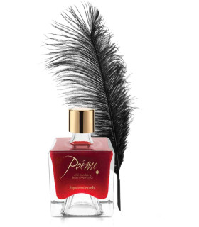 Съедобная краска для тела Poême Bijoux Indiscrets, со вкусом земляники, 50 г - No Taboo