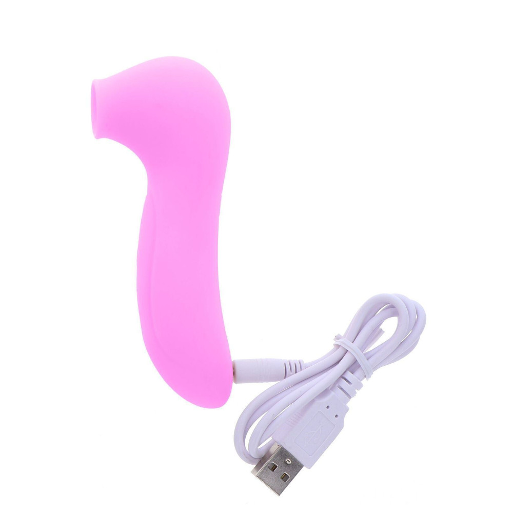 Вакуумный стимулятор клитора Toy Joy, силиконовый, розовый фото №4 — секс игрушки: Украина, NO TABOO