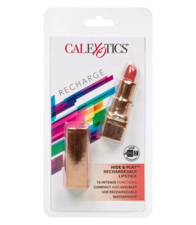 Вибропуля в виде губной помады California Exotic, золотая - No Taboo