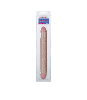 Фаллоимитатор реалистичный двойной California Exotic, бежевый, 30 х 4 см - No Taboo