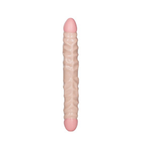 Фаллоимитатор реалистичный двойной California Exotic, бежевый, 30 х 4 см - No Taboo