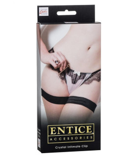 Зажим для клітора із кристалами California Exotic, золотий - No Taboo