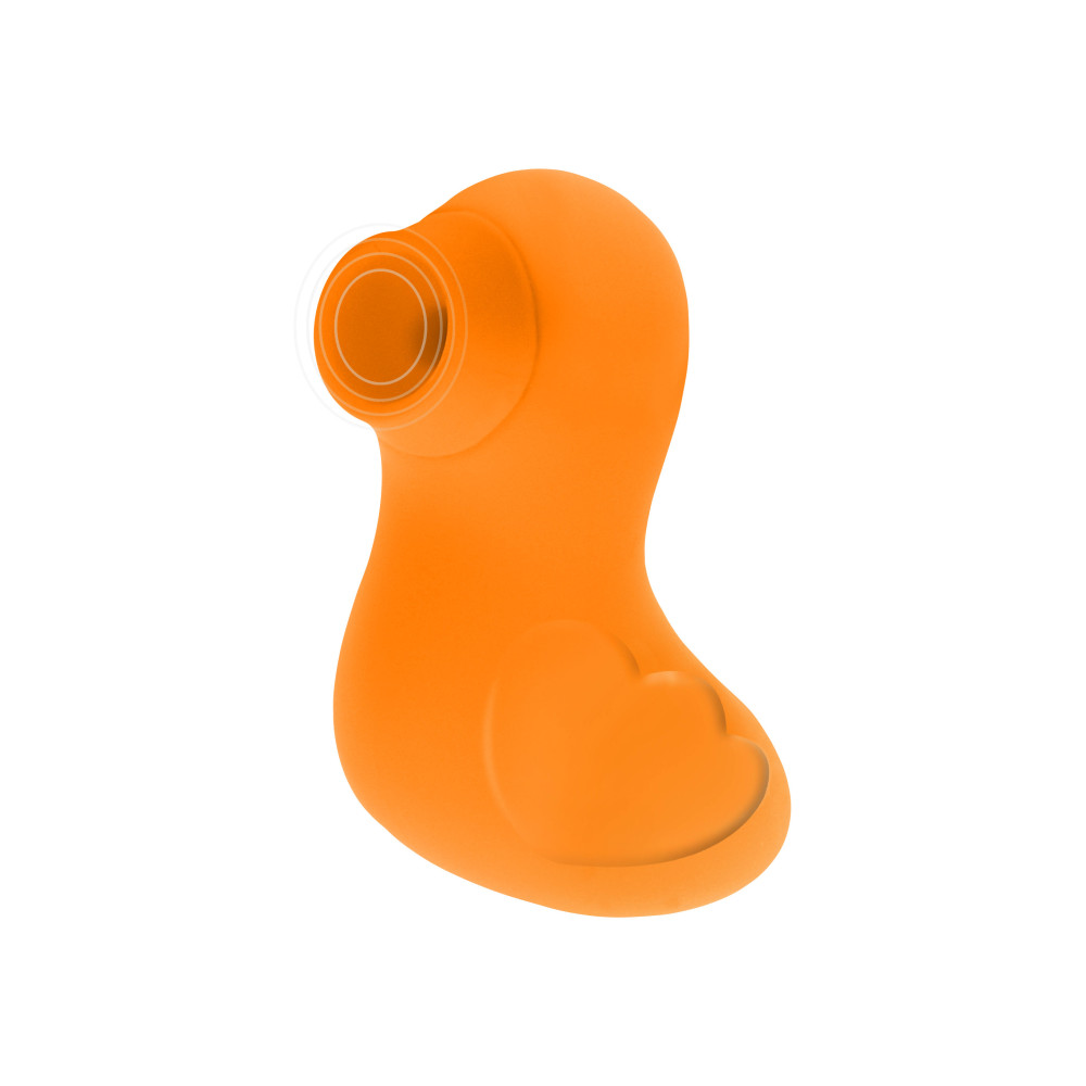 Вакуумный стимулятор Toy Joy Sexy Sucking Duckface в виде утки, оранжевый, 8 х 3 см фото №0 — секс игрушки: Украина, NO TABOO