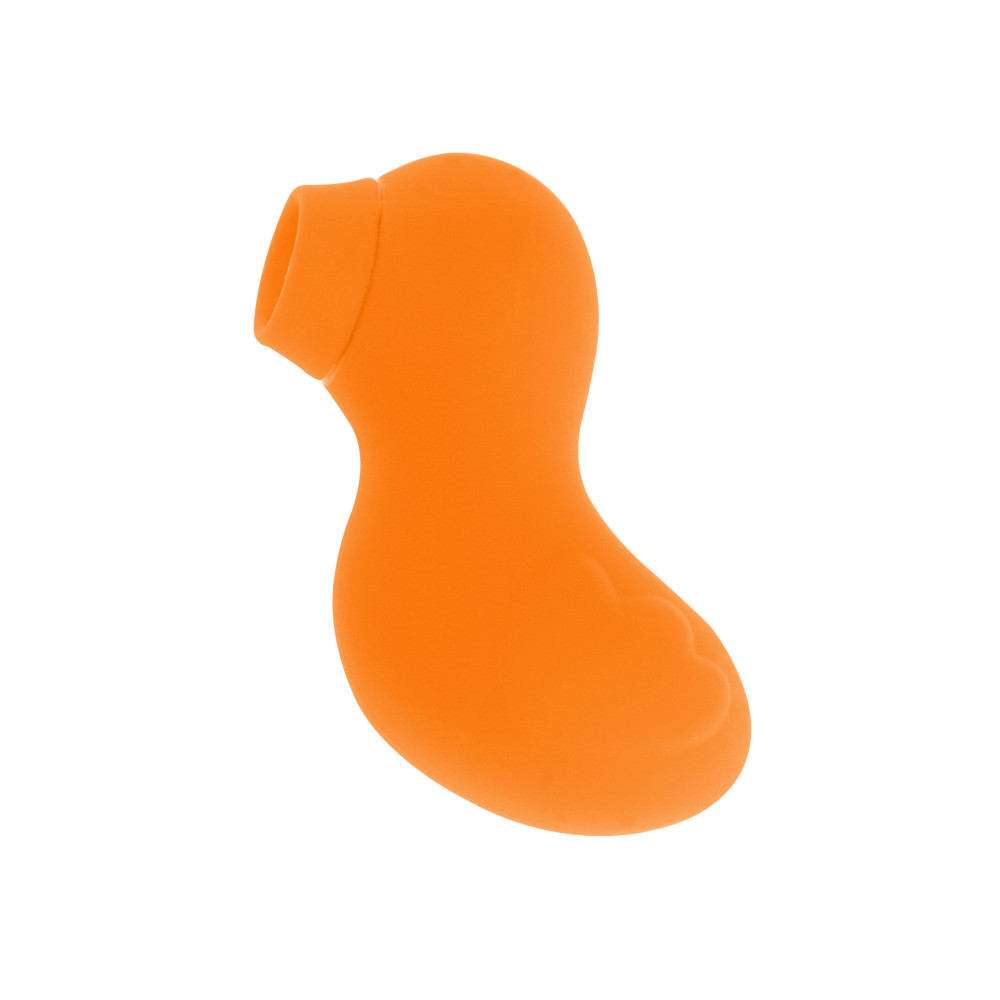Вакуумный стимулятор Toy Joy Sexy Sucking Duckface в виде утки, оранжевый, 8 х 3 см фото №3 — секс игрушки: Украина, NO TABOO