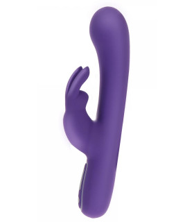 Вібратор-кролик Toy Joy, фіолетовий, 21.5 х 4 см - No Taboo