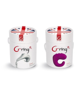 Вибратор на палец Gring XL от Gvibe, силиконовый, розовый - No Taboo