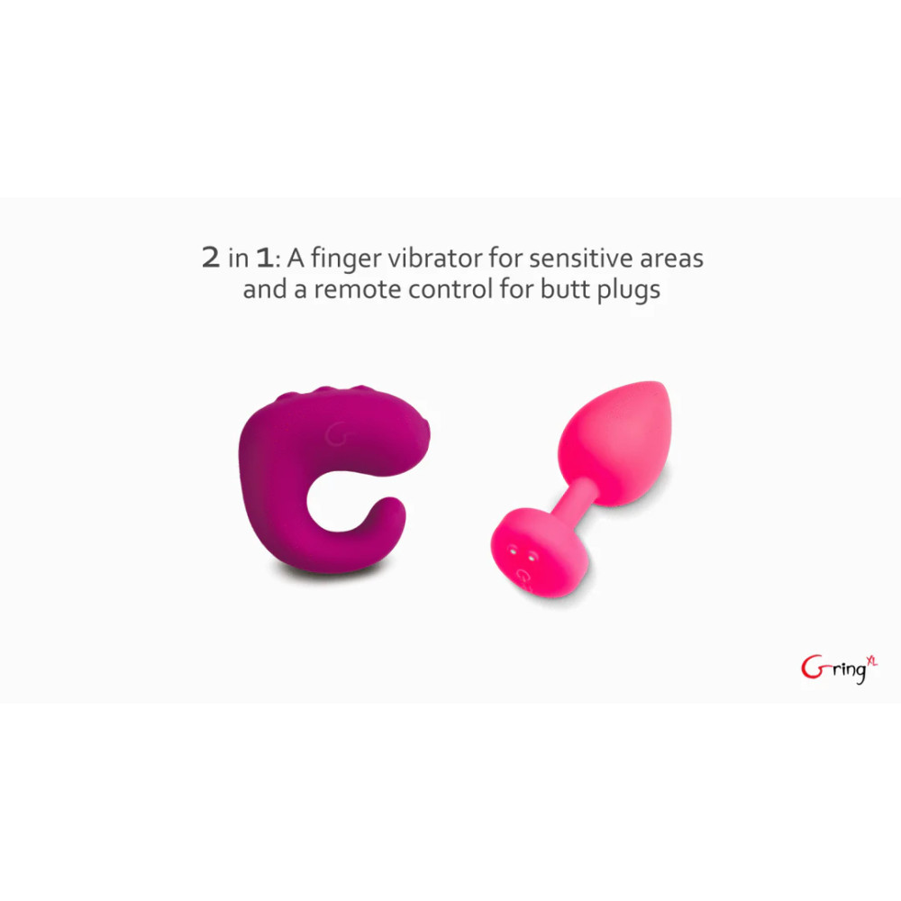 Вибратор на палец Gring XL от Gvibe, силиконовый, розовый фото №7 — секс игрушки: Украина, NO TABOO