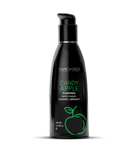 Съедобный лубрикант Wicked Sensual Care со вкусом карамельного яблока, на водной основе, 60 мл - No Taboo