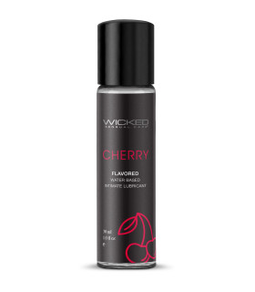 Съедобный лубрикант Wicked Sensual Care со вкусом вишни, на водной основе, 30 мл - No Taboo