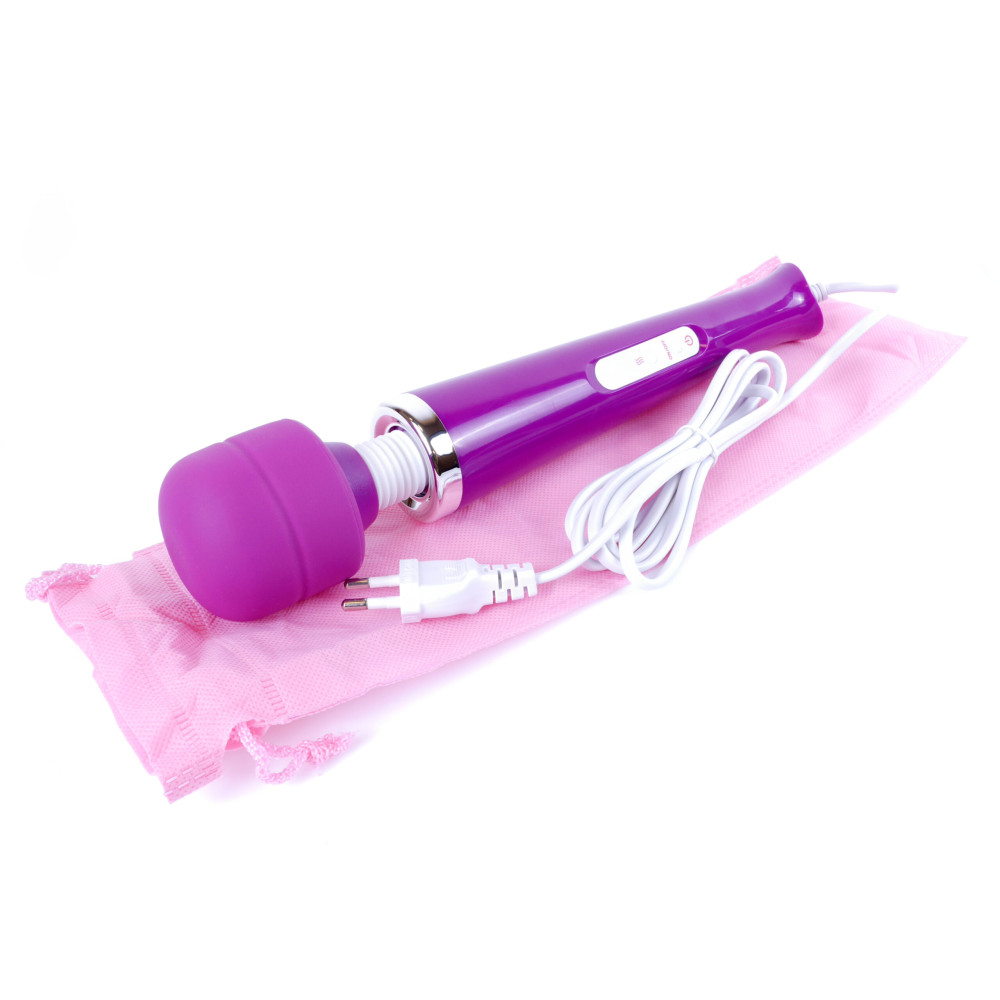 Вибромассажер Magic Massager, фиолетовый, 32 х 6 см фото №6 — секс игрушки: Украина, NO TABOO
