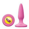 Анальная пробка Mojis #DCK NS Novelties, розовая, 6.5 х 2.2 см фото №1 — секс игрушки: Украина, NO TABOO
