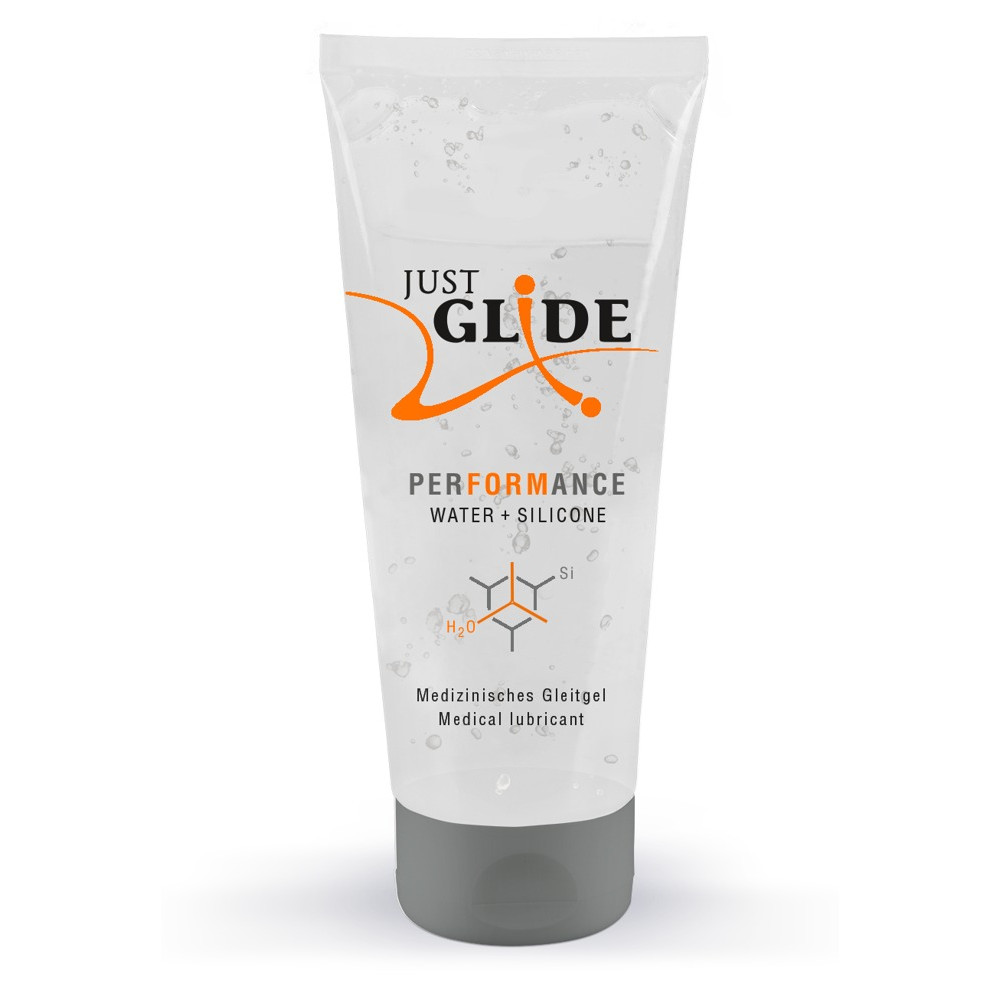 Лубрикант на гибридной основе Just Glide Performance, 200 мл, фото №0 — секс шоп Украина, NO TABOO