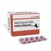 Збудник чоловічий Super Vidalista Tadalafil & Dapoxetine для стійкої ерекції, 10 пігулок, фото №2 — секс шоп Україна, NO TABOO