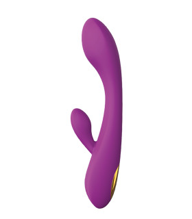 Вібратор-кролик Dream Toys Honey Buns, фіолетовий, 21.5 х 3.5 см - No Taboo