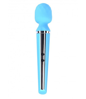 Вибромассажер Massager Genius, голубой, 31 х 6 см - No Taboo