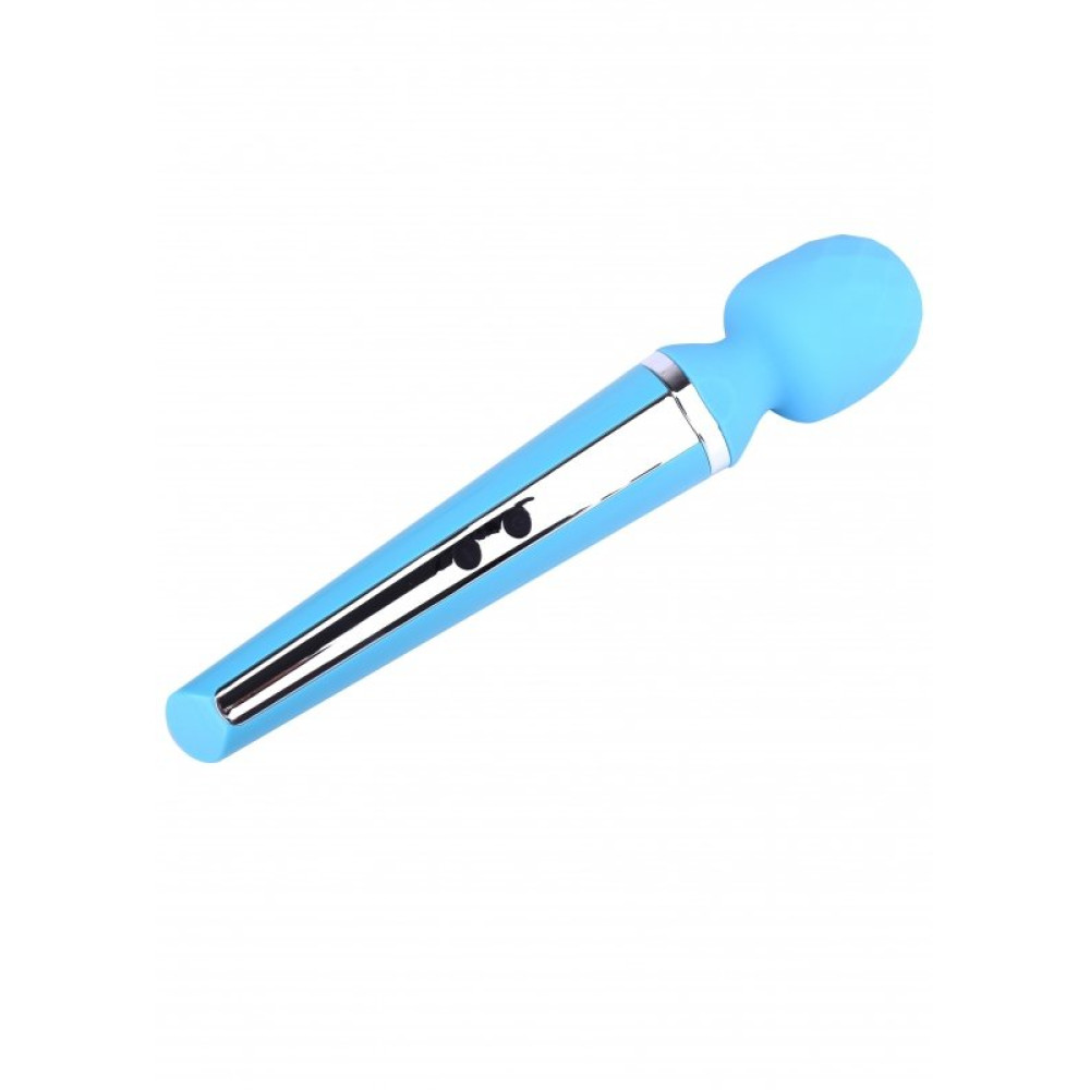 Вибромассажер Massager Genius, голубой, 31 х 6 см фото №3 — секс игрушки: Украина, NO TABOO
