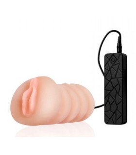 Мастурбатор реалистичный рот с вибрацией Dream Toys, бежевый, 13 х 6 см - No Taboo